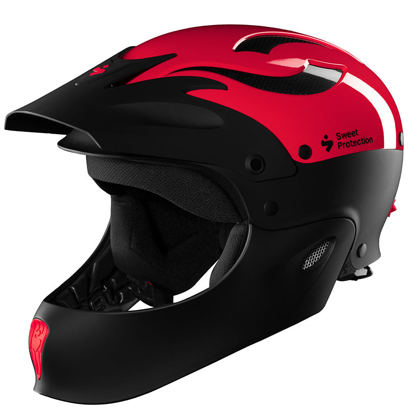 Sweet Protection Rocker FF Helmet - Gloss Poppy Red