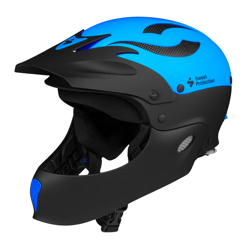 Sweet Protection Rocker FF Helmet - Neon Blue